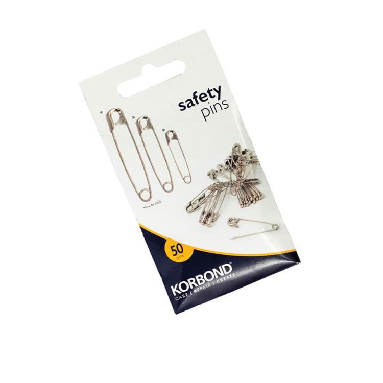 Korbond Safety Pins Assorted 50pk
