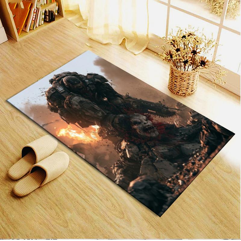 Gears War Carpet Rug For Living Room Bedroom Home Sofa Decorationkids Play Nonslip Floor Mat