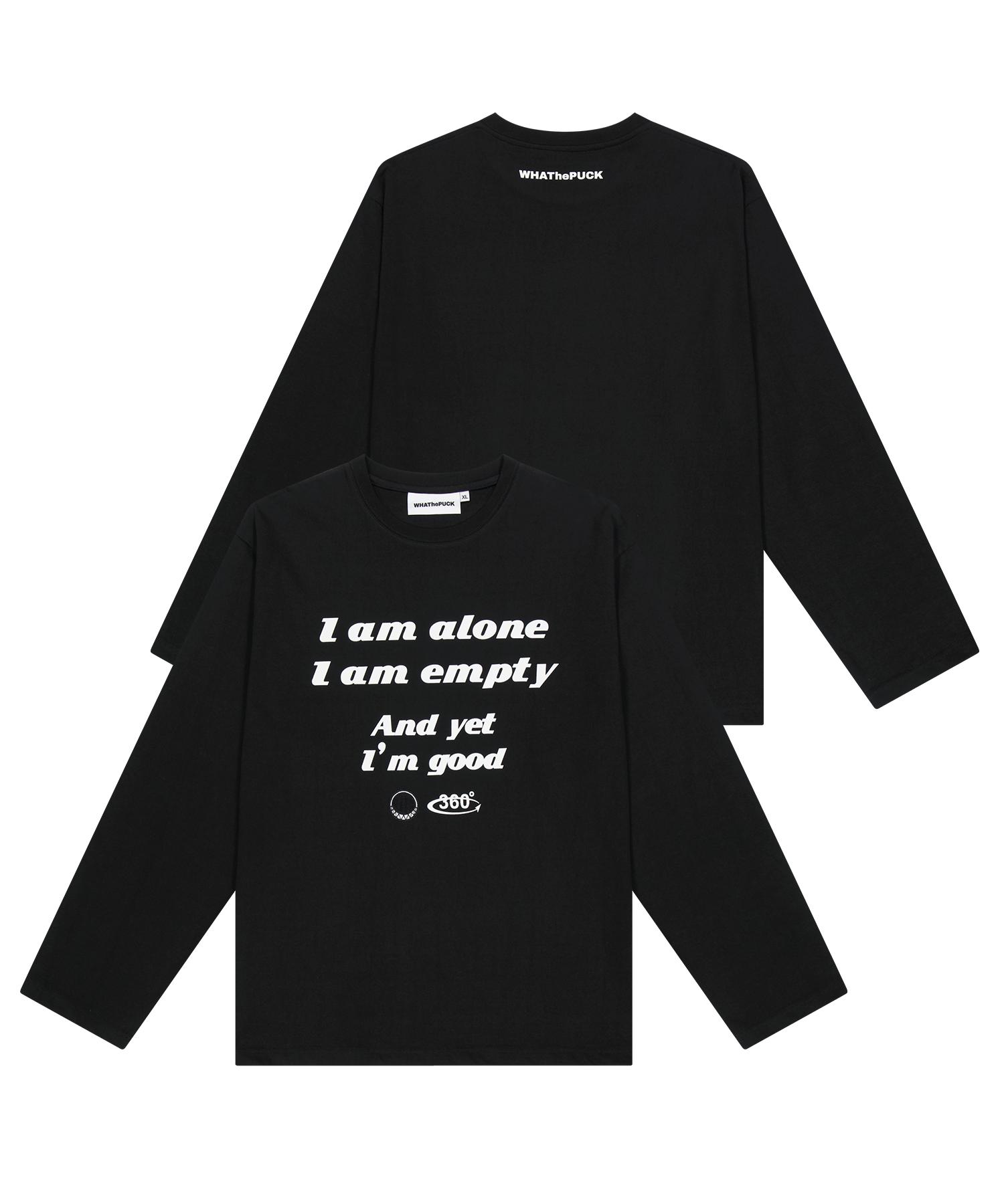 What The Fuck Alone T-Shirt Black Xl Size