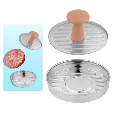 Round Patty Maker Mold Stainless Steel Meat Beef Veggie Burger Mold Stuffed Burger Patties Beef Press Mould Kitchen Accessories