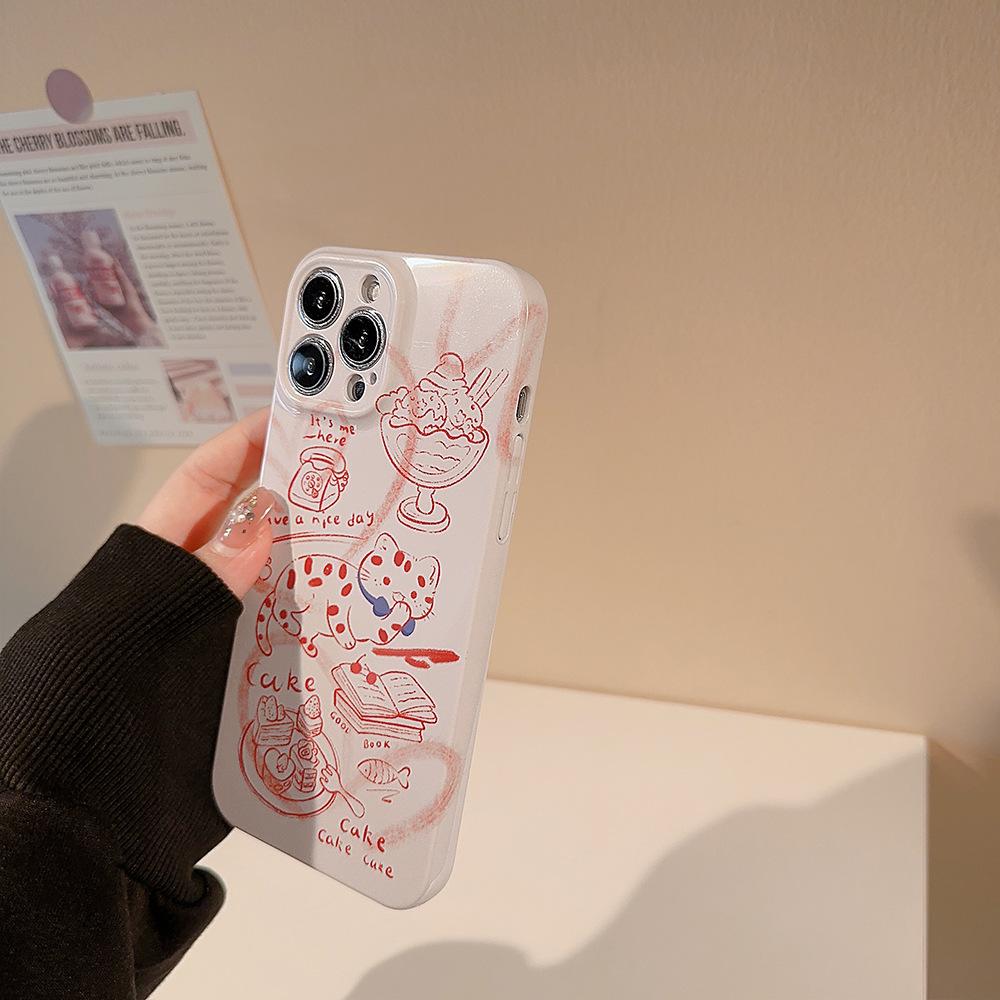 Ins Film 13 Is Suitable for Iphone14pro Max IPhone Case 11 Illustration 12 Hard 16