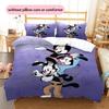 Animaniacs Set cu model cuvertură de pat Decorare casă Cadou (1 * husă de pilotă + 2 * fețe de pernă fără miez)