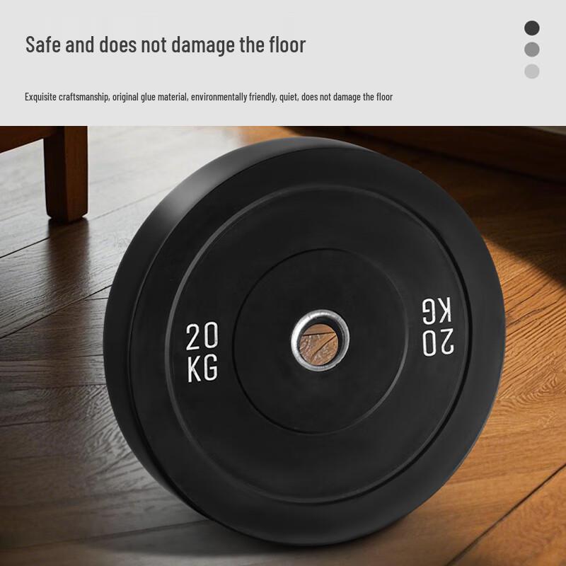 Full Rubber Barbell Weight Plate