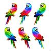 Handcrafted Parrot Figurine for Outdoor Display