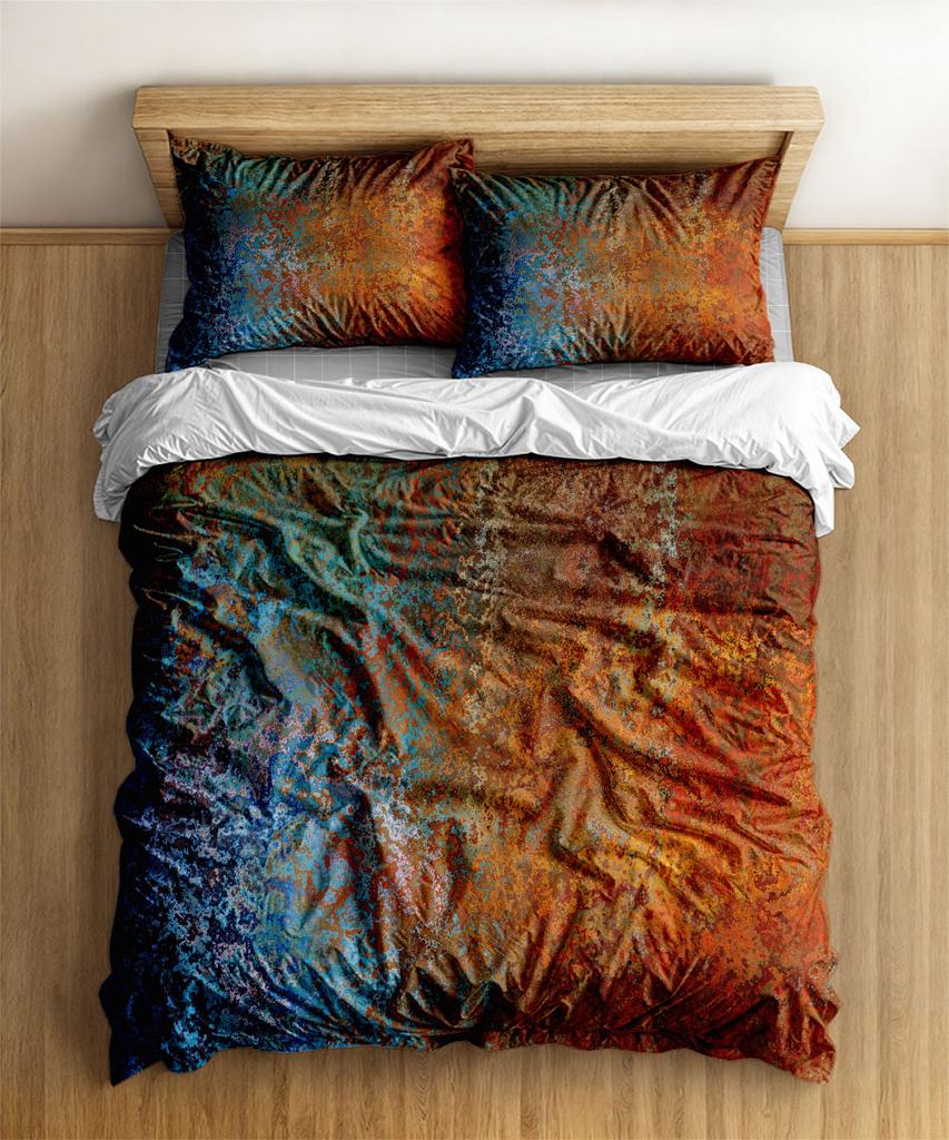 Tin Roof Rust Bedding Set King Queen Double Full Twin Single Size Duvet Cover Pillow Case Bed Linen Set