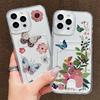 Card Slot Holder Silicone Wallet Pocket Case For Tecno Spark 10 Infinix Note 30 Oppo A60 A3 A5 Pro Samsung A06 A16 A36 A56 Cover Clear Phone Bumper