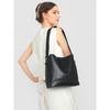 Large Bag for Women, Autumn and Winter New Style, Versatile Genuine Leather Crossbody Bag, Large Capacity Commuter Bucket Bag