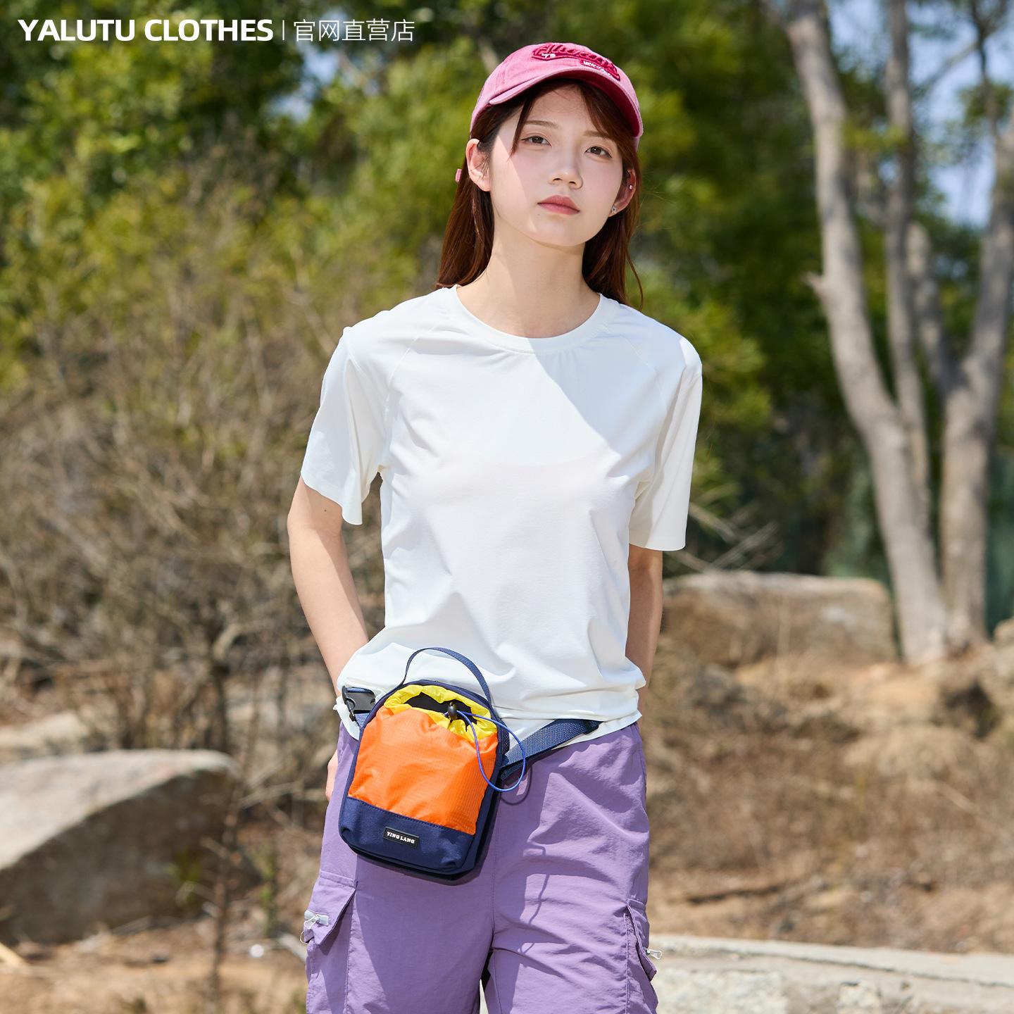 2026 summer ice silk outdoor round neck quick-drying clothes short-sleeved T-shirt women s sports running and hiking quick-drying bottoming shirt M