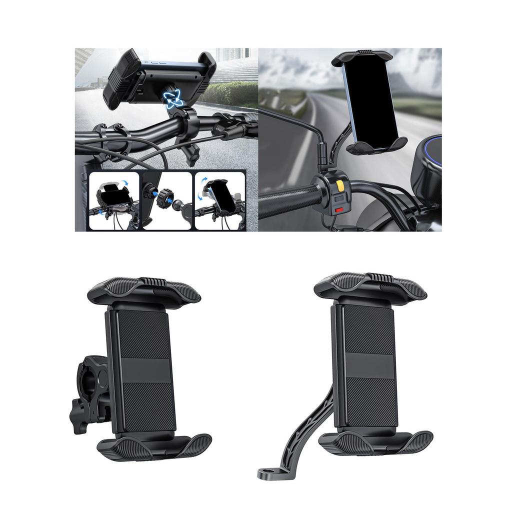 Motorcycle Phone Holder Stable Mount for 4.8-6.8 Inch Cycling