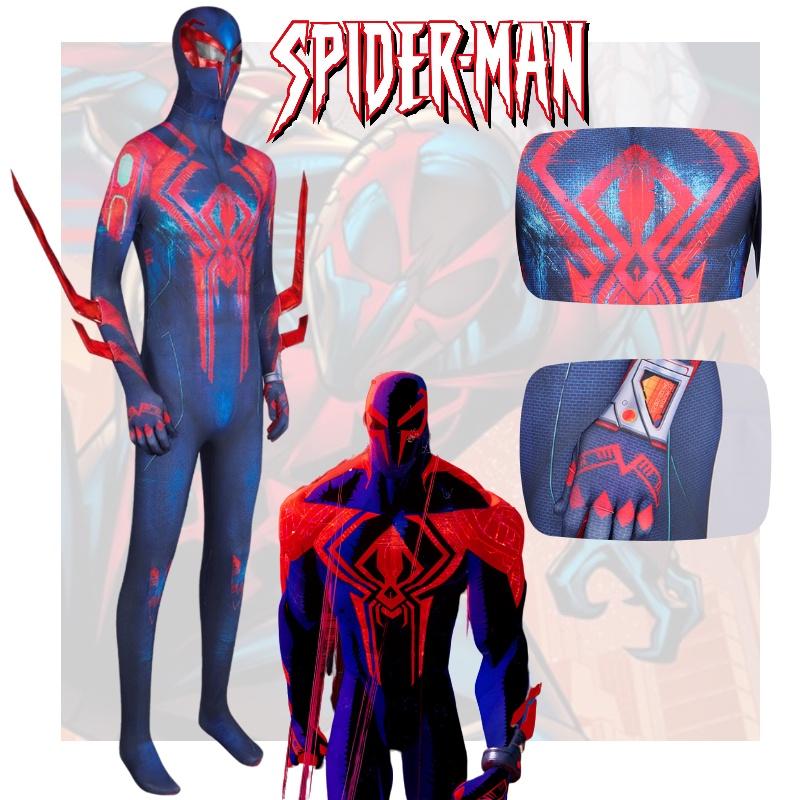 Spider-man 2099 Cosplaypak Polyester en Spandex Mix Ademend en Comfortabel Alle Maten Verkrijgbaar