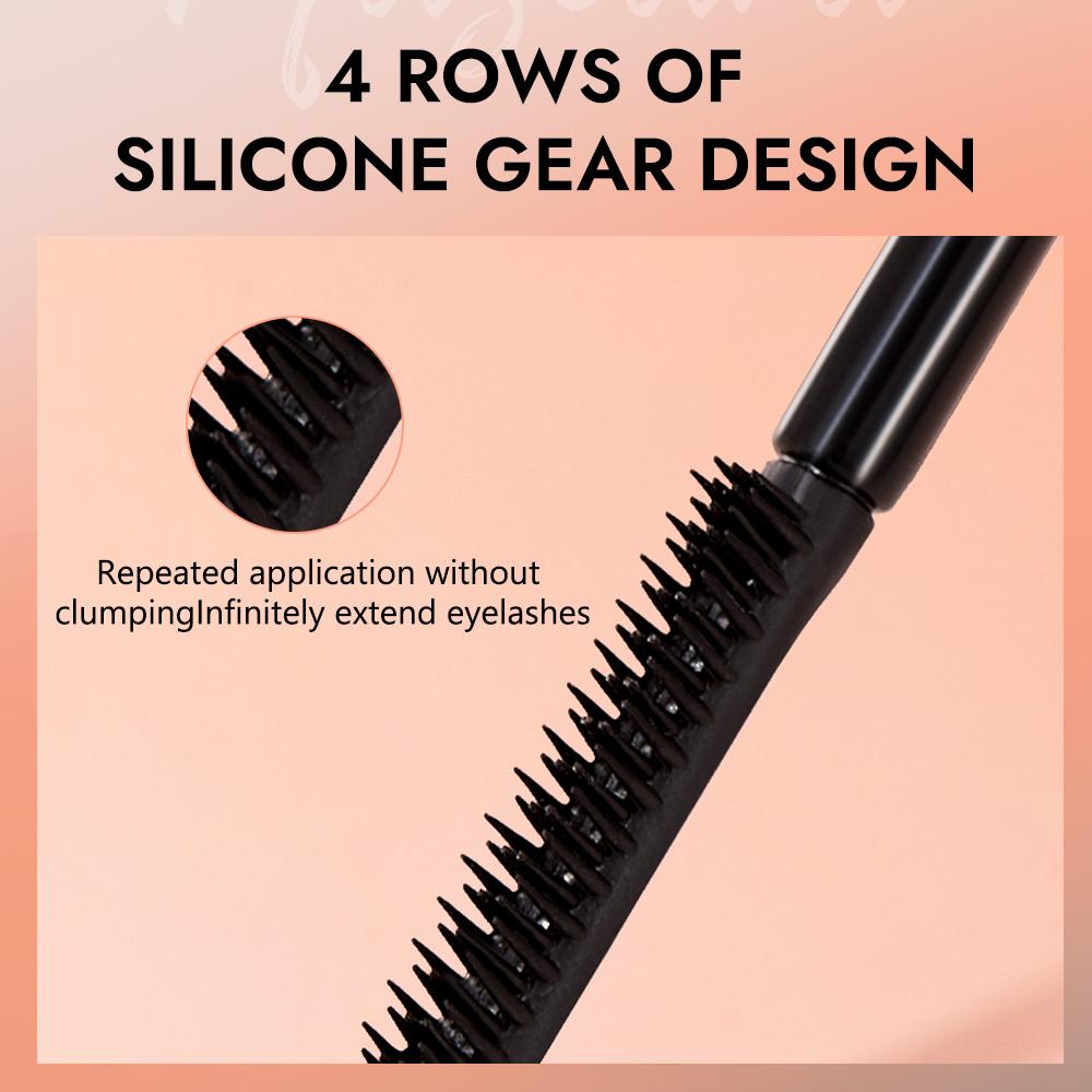 GECOMO Long-lasting Mascara Natural Curl Volume Not Easy To Smudge Detailed Combing Of Eyelashes