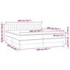 Box Spring Bed with Mattress Light Grey 200x200 cm Velvet
