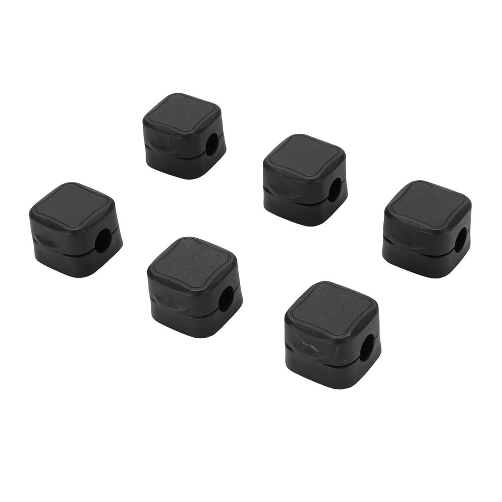 6pcs Magnetic Cable Clips Cord Holder Desk Cable Management Adhesive Wire Holder Keeper Organizer for Home Office Desk