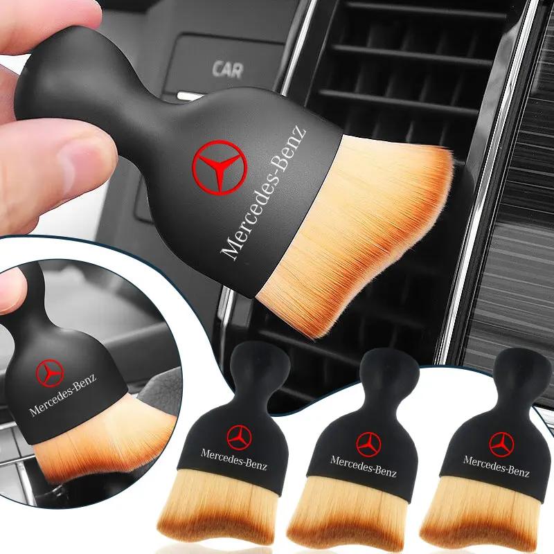 2025 Hot Car Logo Cleaning Car Detail Cleaning brush for Mercedes Benz S320 W164 W203 W204 W168 C180 E320 A200 CLA CLK CLS C260