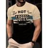 Cotton Printed Men's T-Shirt, Soft & Breathable O-Neck Short Sleeve Tee, Funny Casual Style T-Shirts