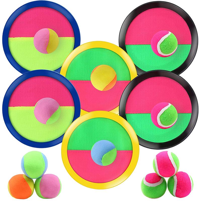 Toss & Catch Ball Sticky Balls Sports Summer Outdoor Beach Fitness Equipment Outdoor Activities Multiplayer Game Props TMZ