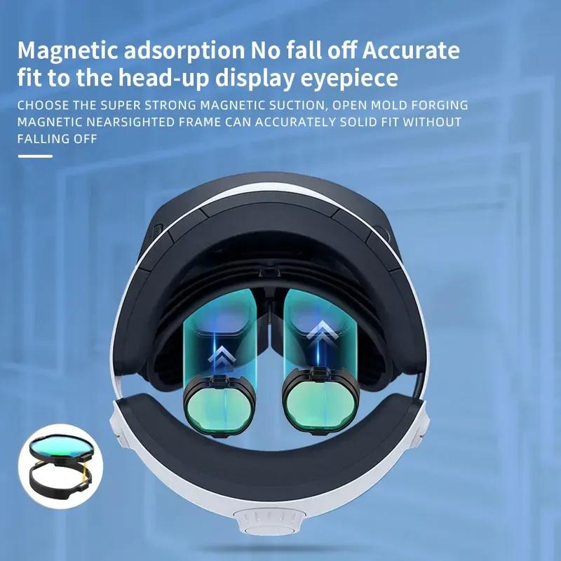 Neue magnetische Linsen für PSVR2 VR-Sehstärkenlinsen Individuell anpassbar Blaulichtfilternd Antireflektierend Myopiebrillen für PS VR2 Zubehör