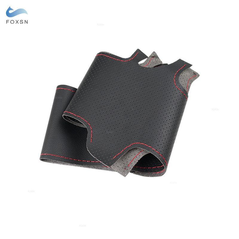 Perforiertes Mikrofaserleder Autozubehör Innenraum Lenkradbezug Für Peugeot 3008 2017 2018 4008 2017 2018 508