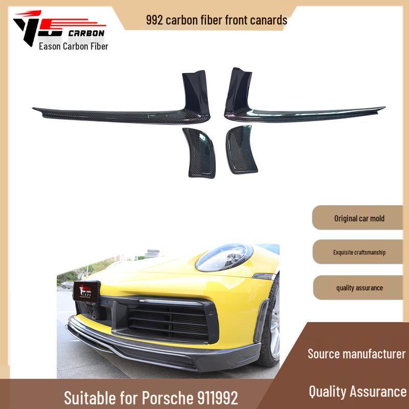 Porsche 911 992 Carbon Fiber Front Bumper Wind Knife Kit (2019-IN)