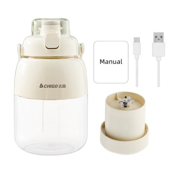 

Портативный миксер для фруктов с острыми лезвиями, большой емкости, без BPA, с низким уровнем шума, с зарядкой от USB, персональный блендер 1 Set