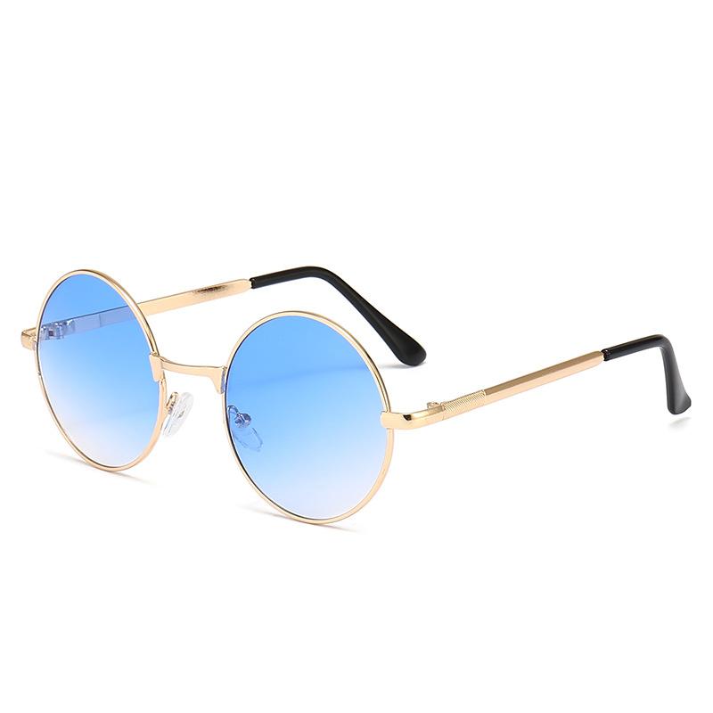 Luxury Small Oval Sunglasses Men Women Brand Design Metal Round Sun Glasses Classic Casual Driving Shades UV400 Glasses