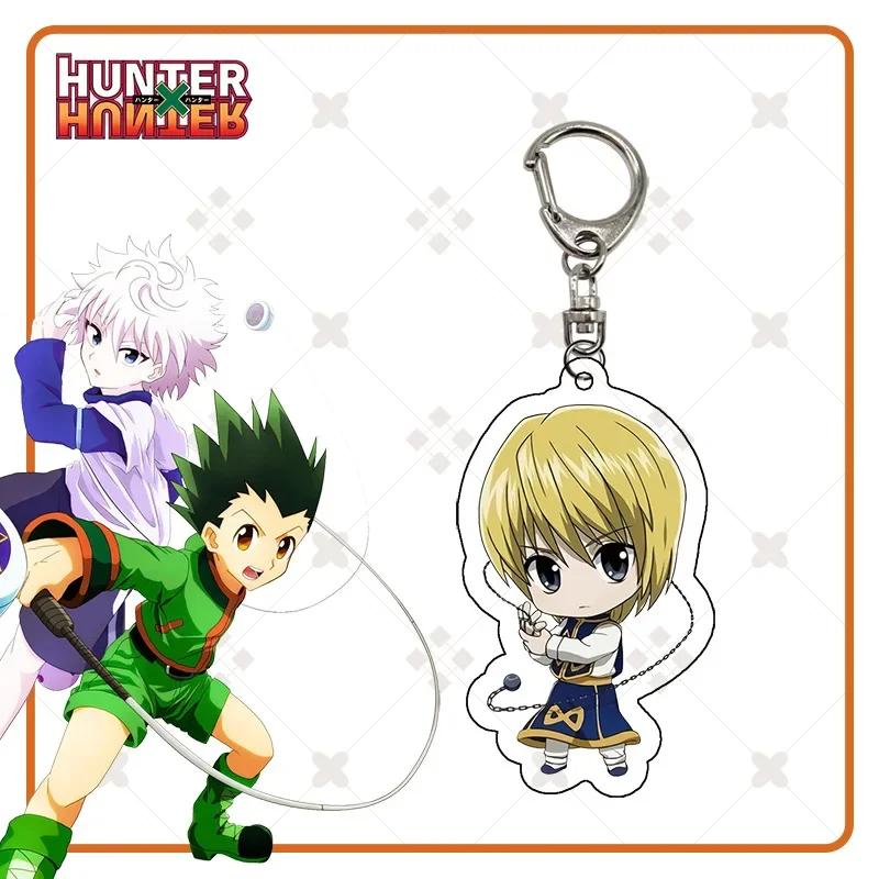 

HunterxHunter Gon Freecss Cartoon Acrylic Keychains Killua Zoldyck Pendants Kurapika Keyring Hisoka Bag Tag Trendy Collection