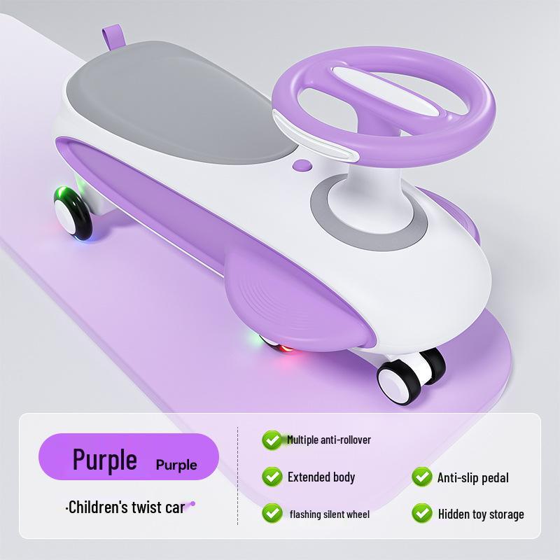 

Детская машина-твистер: Самокат против опрокидывания с бесшумными колесами для детей 1-5 лет