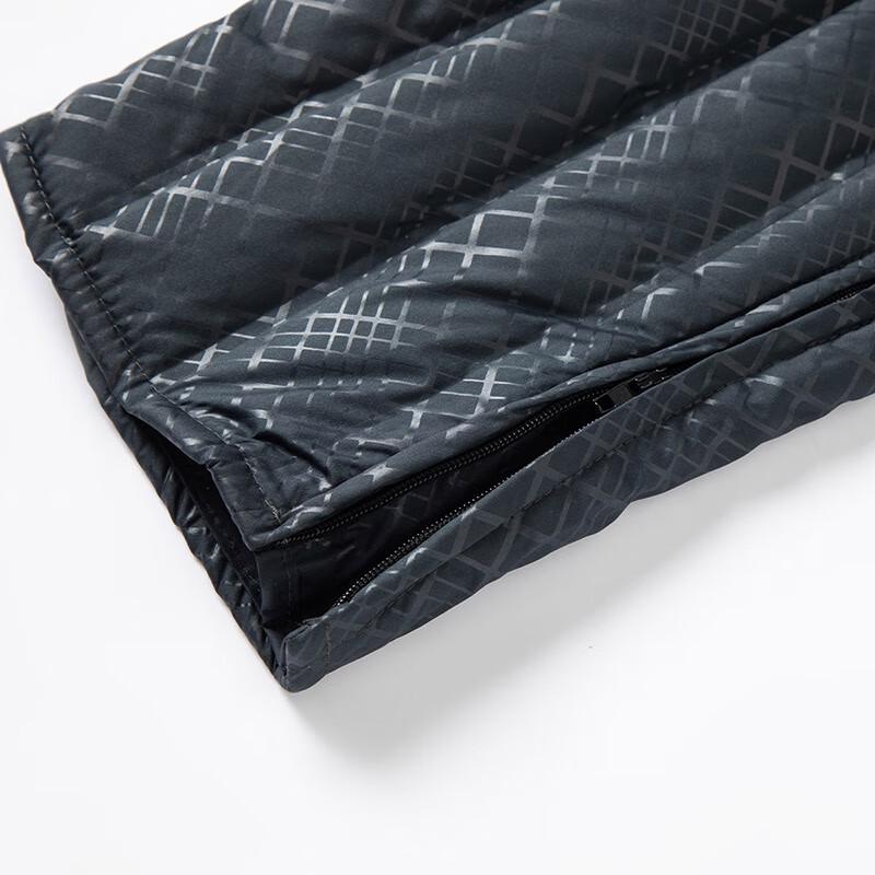 XueZhongFei Men's Winter Straight-Leg Down Pants