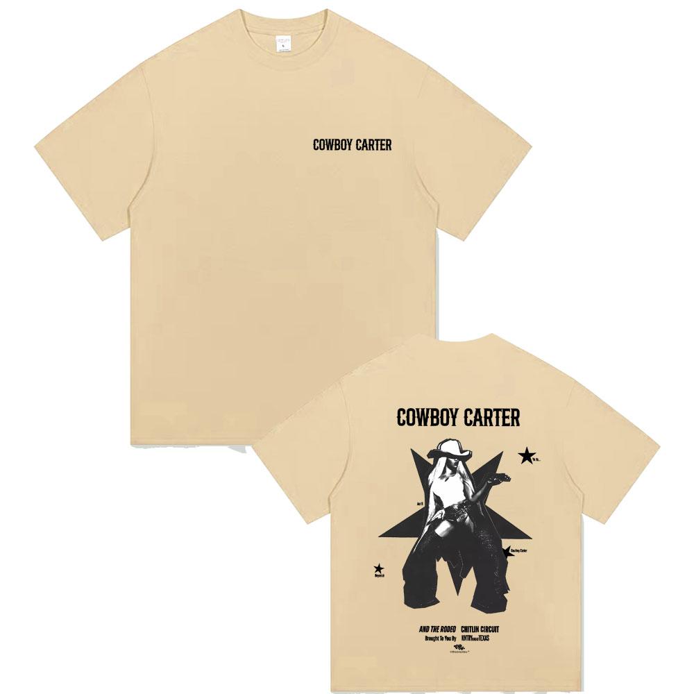 Beyonce Cowboy Carter Graphic Tshirt Unisex Casual Aesthetic Short Sleeve Tshirt Unisex Unisex Fashion Vintage Black T Shirts Tops
