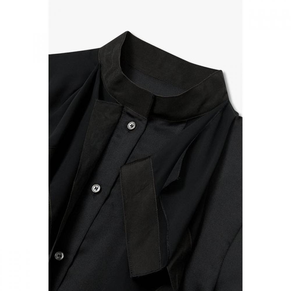 Vov Puff Sleeve Ruffle Blouse 7115360803