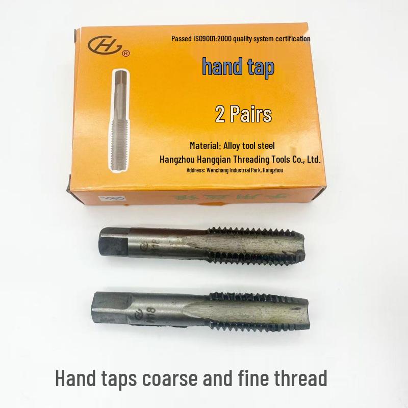 

2-Piece Hand Tap and Drill Bit Set, M2-M36 M5 2 Pieces Set