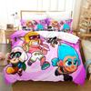 Cartoon-Spiel S-Squad Busters Bettwäsche-Set 3D-Druck Bettbezug Kissenbezug Erwachsene Junge Mädchen Schlafzimmerdekoration Einzel Doppel Großc