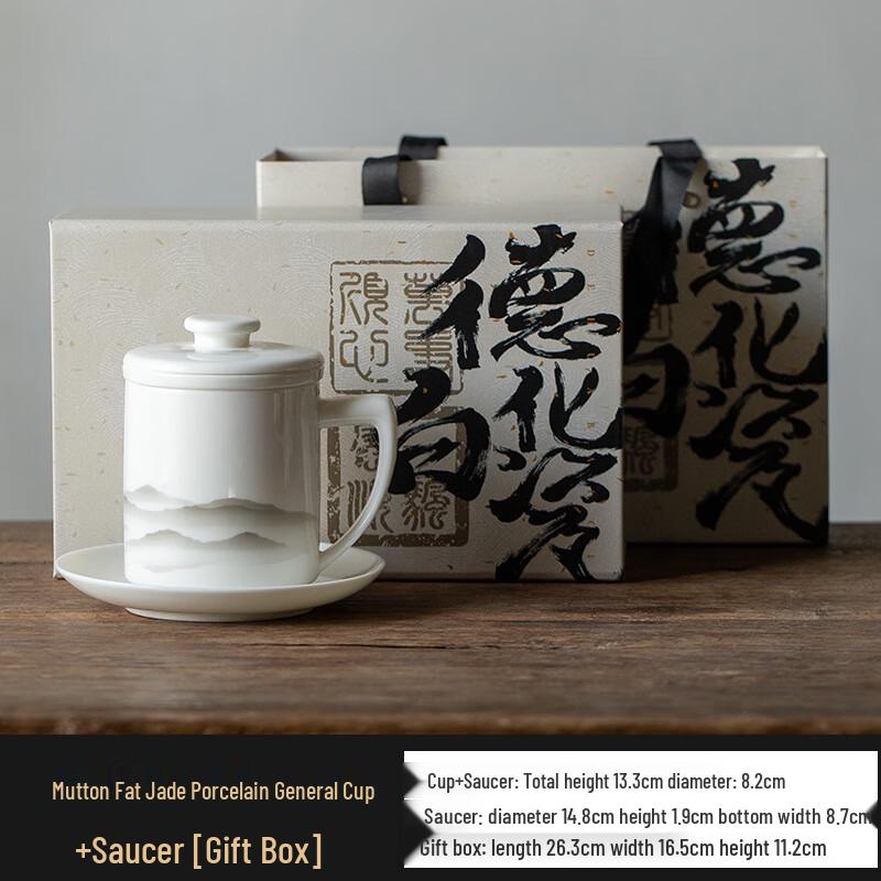 Dehua White Porcelain Mutton-fat Jade Tea Set
