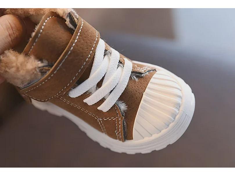 Stivaletti Martin Impermeabili Invernali 2024 per Bambini – Foderati in Velluto per Bambini e Bambine