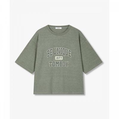 STUDIO TOMBOY VinTage LeTTering Graphic ShorT Sleeve T shirT 9176222990