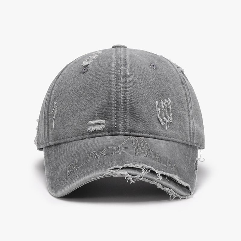 Cotton Baseball Cap With Embroidered Letters For Men And Women In Spring And Autumn