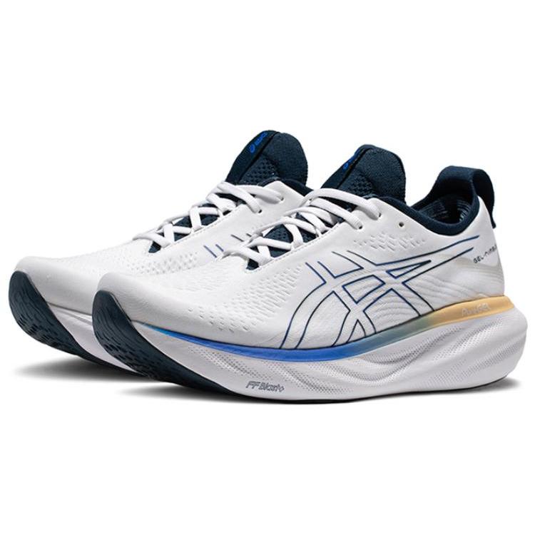 Neuer Asics Gel Nimbus 25 Weiß Illusion Blue 1011B547-104