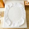 1vnt sluoksninė vandeniui atspari čiužinio apsauga, (Išskyrus pagalvės užvalkalą ir pagalvę) Minkštas ir patogus patalynės čiužinio užvalkalas, vandeniui atspari patalynė