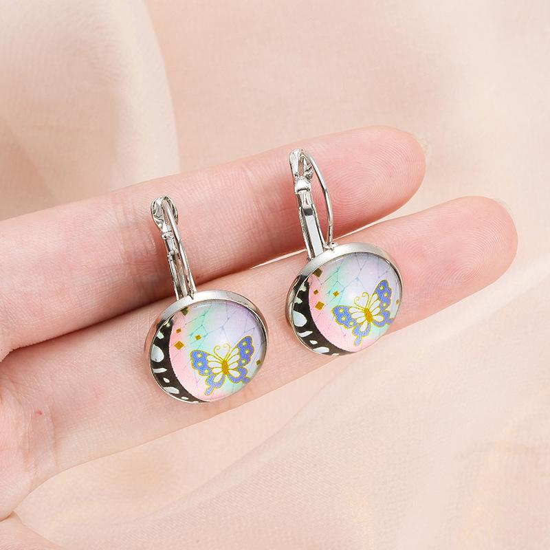 Аксессуары Персонализированные Простые Изящные Серьги-Пусеты с Бабочками DIY Серьги-Гвоздики Индивидуальные