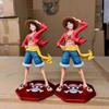 ONE PIECE Dry Tide Play Press Hat Ghost Island Luffy Figure, Four Emperors Luffy Straw Hat Group Animation Nautical King Sauron