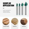 Aluminum-plastic Plate Slotting Cutter Wall Folding Cutter 6mm 1/4" Shank Professional Grade 90 Degree V-Shaped Router Bit