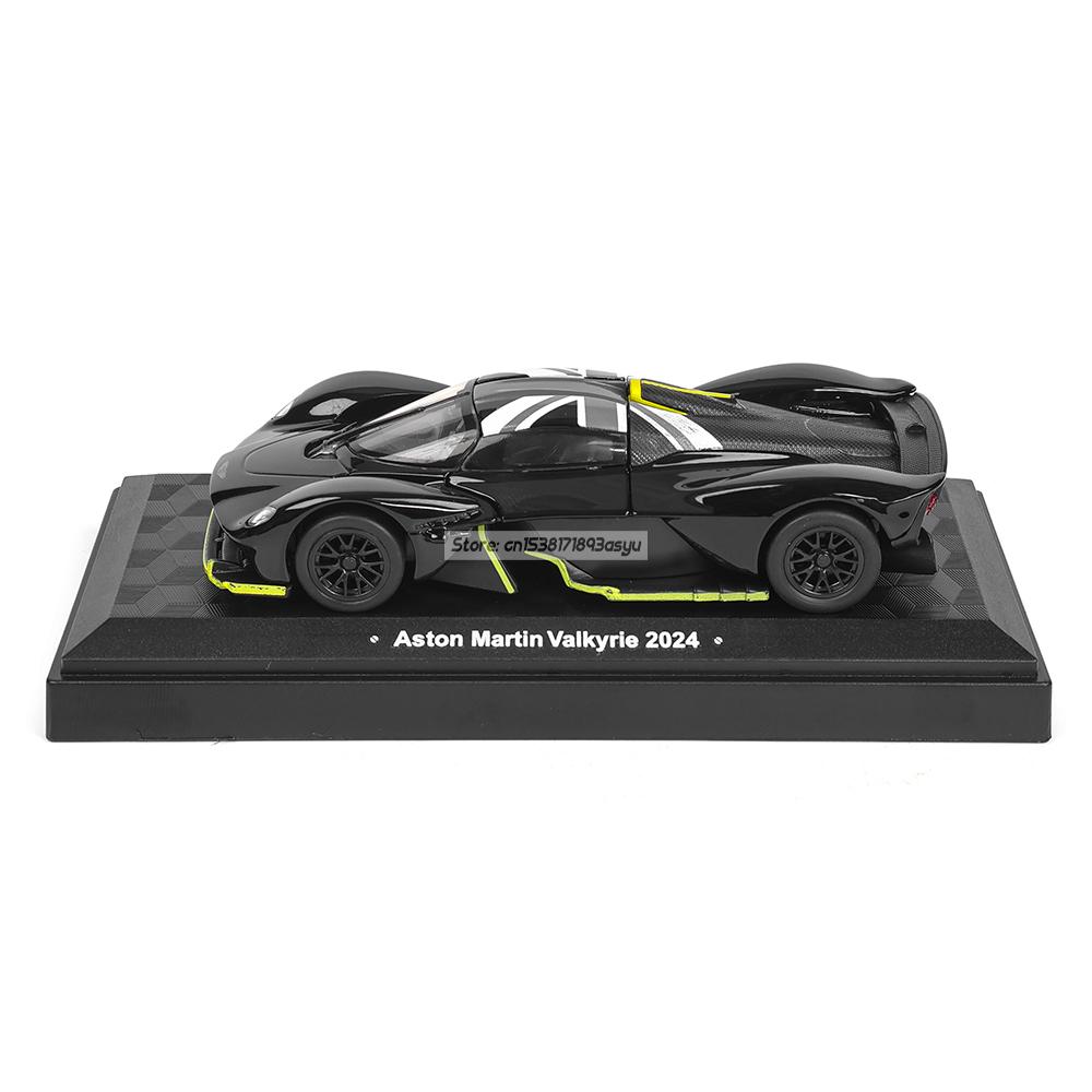 1/39 Legierungsauto-Modell Aston Martin Valkyrie 2024 Die-Cast Sammlung mit exquisitem Innenraum Spielzeug Exklusive Farbbox