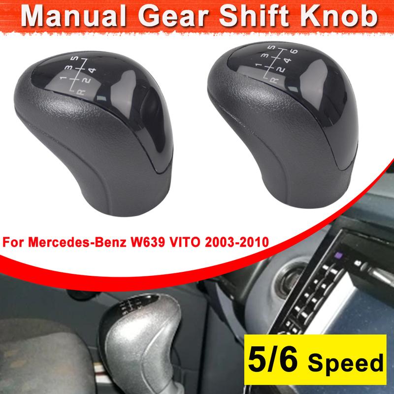 For Mercedes VITO VIANO W639 2003 2004 2005 2006 2007 2008 2009 2010 6 Speed Gear Shift Knob With Shift Knob Gaitor Boot Cover
