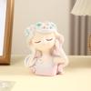 3X Girl Artificial Potted Succulent Plants Greenery Vase Decor Home Bedroom Office Desk Ornament