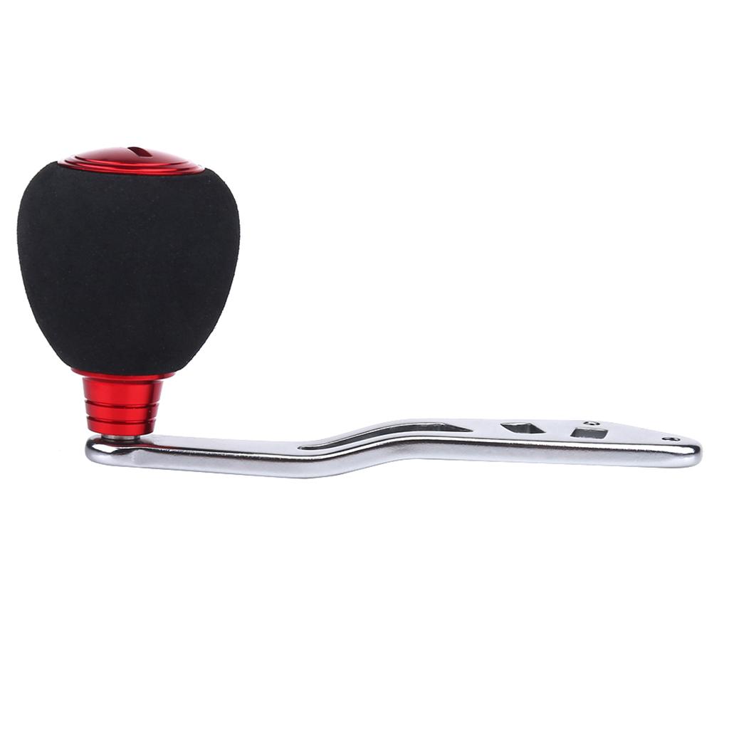 3 Colors Aluminum Knobs Fishing Reel Handle for Baitcasting Tackle Tools (Red)