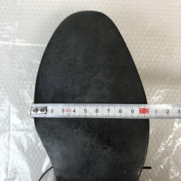 Vintage 80s-90s Allen Edmonds Byron Goodyear Welted Leather Punched Cap Toe Shoes Size 9.5D 27.0-27.5cm Brown(USED)