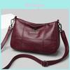 Cross Border Fashion Small Square Bag With Pu Leather For Middleaged Moms