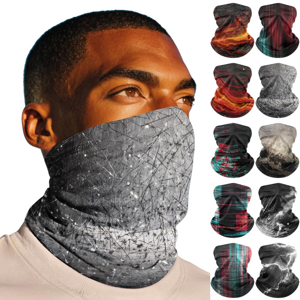 Outdoor Cycling Mask Fashion Printed Headscarf Neck Scarf