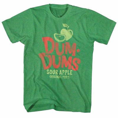 Dum Dums Saurer Apfel Kelly Heather Erwachsenen-T-Shirt