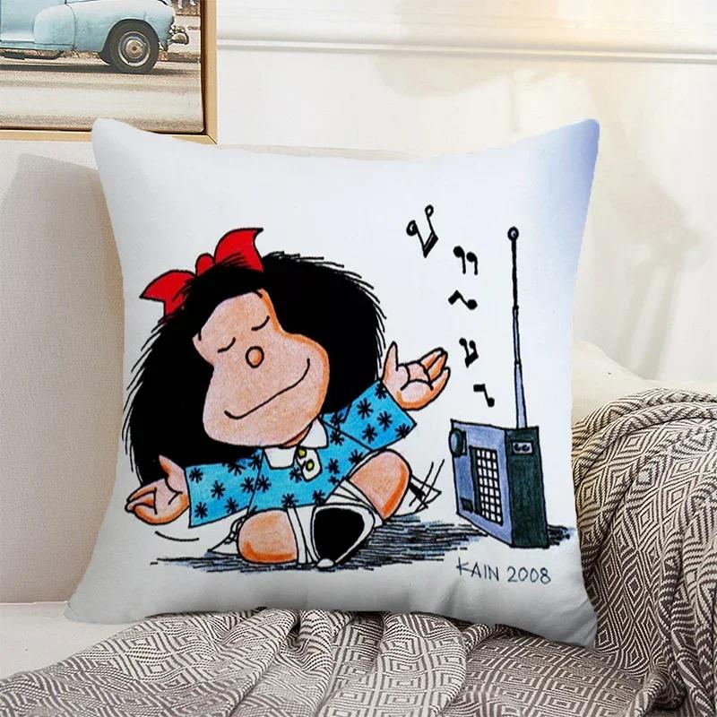 Sofa Cushions Mafaldas Sleeping Pillows Throw Pillow Covers Decorative Cushion Cover 45x45cm Pillowcase Fall Decor 45x45 Body